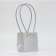 Bag for flowers silver, moisture -resistant, 13x12x12 cm