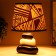 Table lamp "Abstraction" E14 15W 20x20x28 cm Risalux