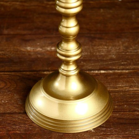 Ansell candlestick Aluminum 12x12x28 cm-3
