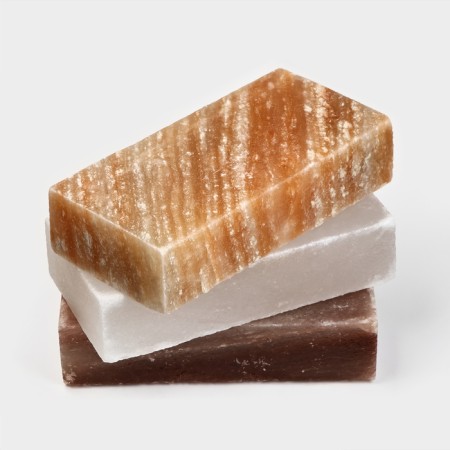 Brick made of Iranian mountain salt, 20x10x5 cm, color mix-4