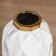 VAZA Ceramics Table "Dzhakomo" D-6CM, 19.5x12 cm, gray-white