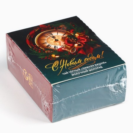Set: tea + chocolate "Happiness and prosperity" in a box-opener-5
