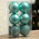 New Year's Christmas Balls “Conde and Cozy!”, For New Year, plastic, d = 6, 6 pcs., Blue color with white