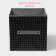 Stelly box for storing the shade "Klo", 25 × 25 × 25 cm, black color