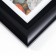 Photo frame plastic 10x15 cm black glossy 742 (plastic screen)