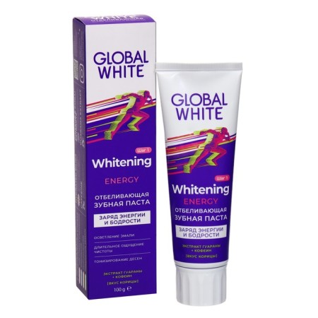 Global White toothpaste whitening energy, 100 g-2