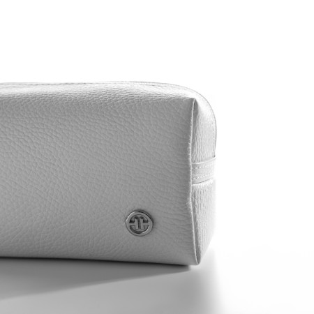 Lightning cosmetic bag, Textura, white color-8