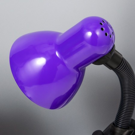 HELP LAM E27, light regulatory, on a clamp (220V) purple (108a) Risalux-3