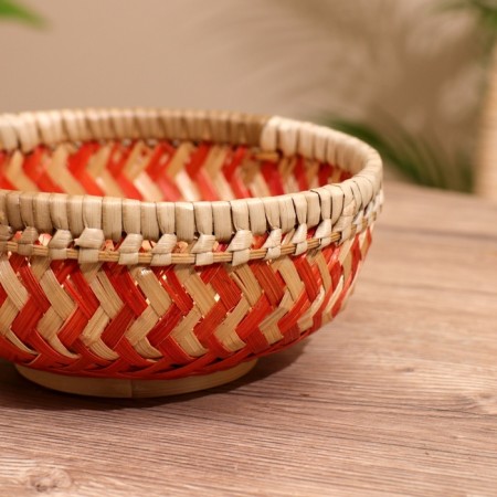 Vaska wicker, from bamboo 14x14x6 cm-3