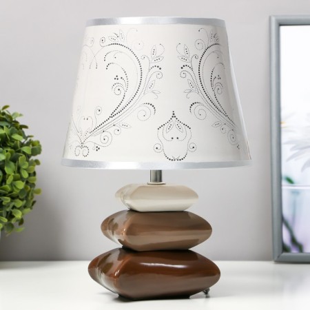 Julian table lamp E14 15W white-black 20x20x28 cm Risalux