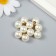 Plastic beads with an undeveloped hole "Pearl" set 10 pcs d = 1.2 cm