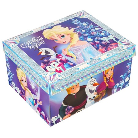 Gift box "New Year" 31x25.5x16 cm, cold heart-2