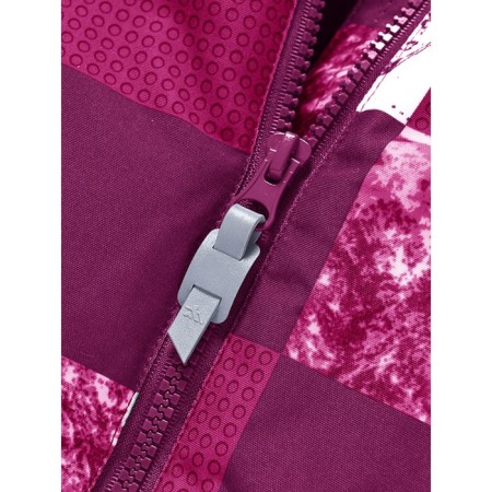 Ski costume for a girl, height 152 cm, raspberry color-9