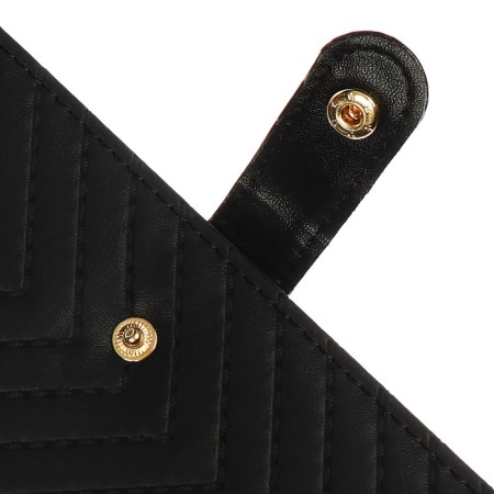 Planing pocket incomparable 80 sheets, 100 x 170mm, Devente.elizabeth, a solid cover of leatherette with foam, Slocation, Block 70, Black-6