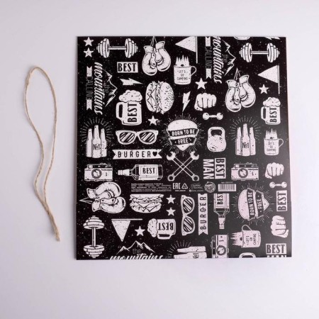 Gift folding box, packaging, “male”, 31 x 24.5 x 8 cm-6