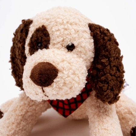 Soft toy "Dog", 14.5 cm, beige color-2