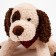 Soft toy "Dog", 14.5 cm, beige color