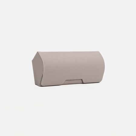 Magnet glass case, length 15.8 cm, napkin, gray color