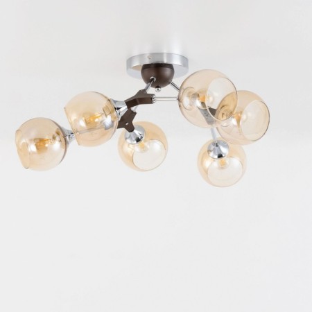 Ceiling chandelier "Til" E27 6x60 watts-9