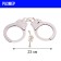 Set of a police "investigator", with metal handcuffs, light effects