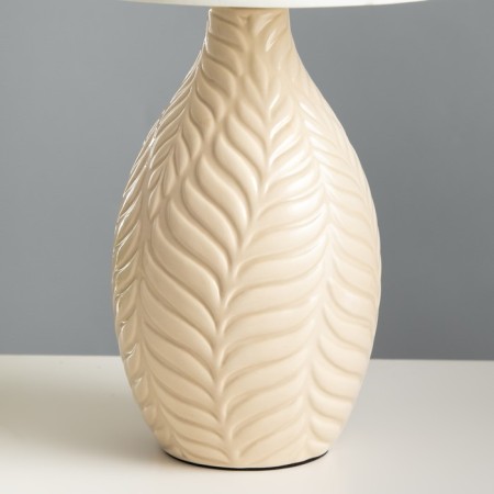 Table lamp "Tropics" E14 1x40W beige 25x25x42 cm Risalux-2
