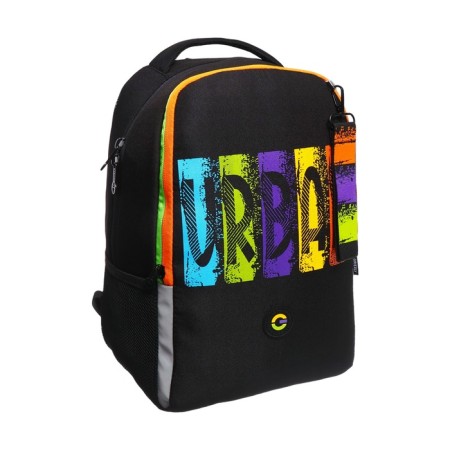 School backpack, 38 x 29 x 16 cm, Grizzly, ergonomic back, black-1