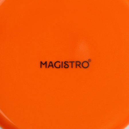 Porcelain deep Magistro "Cerera", 700 ml, D = 18.5 cm, Orange color-4