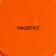 Porcelain deep Magistro "Cerera", 700 ml, D = 18.5 cm, Orange color