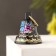 Valdai bell "No. 2. Flowers", painted, with an ear, d = 35 mm