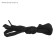 Shoes for shoes are flat, 8 mm, 70 cm, packing 25 pcs, black color