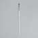 Brush for design and nail extension, straight, flat, 17.5 cm, D - 0.5 cm, white color