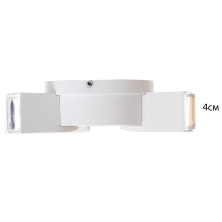 Lamp "Deco" 4xLED 4W 4000K IP66 white 16x4.3x13 cm-4