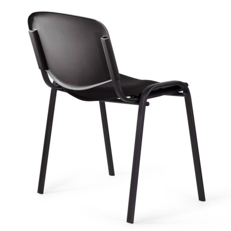 Stool Staff ISO PLAST CF-009, black frame, black plastic-3
