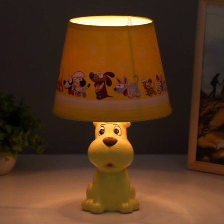 Bobik table lamp E14 15W yellow 18x18x32 cm Risalux-2