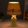 Bobik table lamp E14 15W yellow 18x18x32 cm Risalux