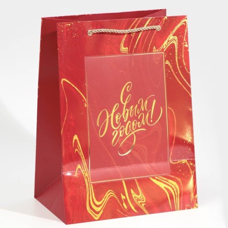 Laminated package "Rubin", 21 x 30 x 15 cm, new year-2