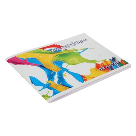 Album for drawing A5, 40 sheets on the paper clip, covered cardboard, block 100 g/m²-1