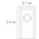 The plug for the ARTE LAMP Expert-Ccessories A592006, 2.4x2.4x5.1 cm, black