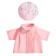 Clothing for dolls "raincoat with beret"