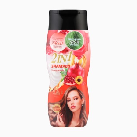 Hair shampoo, food, with grenade extract, 400 ml