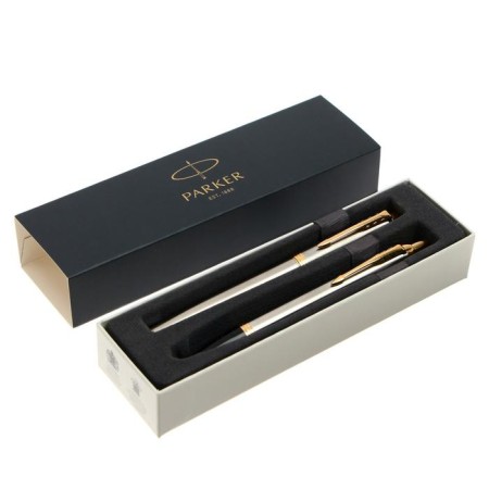 Set Parker IM Core TK223 Brushed Metal GT handle-roll + ballpoint handle, stainless steel case-9