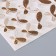Interior sticker PVC "Roy butterflies" white-brown 26x15.5 cm