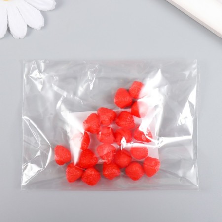 Decor for creativity PVC "Strawberry Berry" set 20 pcs 1x1x0.6 cm-3