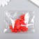 Decor for creativity PVC "Strawberry Berry" set 20 pcs 1x1x0.6 cm