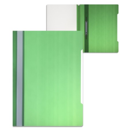 Folder - Calligrata, A4, 160 microns, green, transparent top