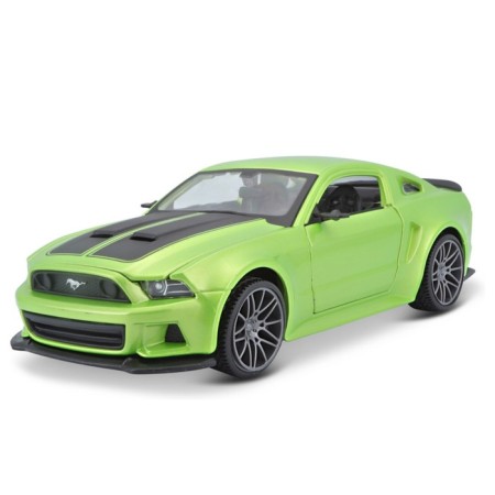 MASTO DIE-CAST FORD MUSTANG Street Racer, opening doors, 1:24, green color