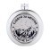 Alcohol flask "happiness is not far off", stainless steel, gift, 150 ml