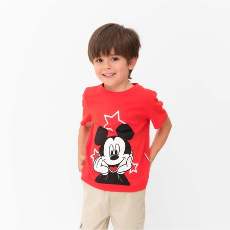 Children's Disney T-shirt "Mickey Mouse", height 98-104 (30), red