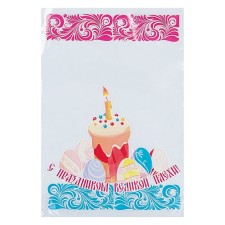 Packaging under the cake, bottom fold, 23.5 x 34.5/4, 25 μm