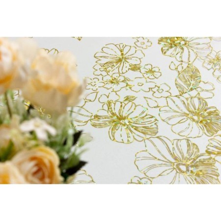 The oilcloth is transparent "Emperor's dream", thickness 0.8 mm, 80 cm, 20 p.m., BRT-003-3